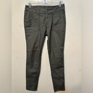 Marmot Mid Rise Skinny Jeans Green‎ Size 4 Outdoor Hiking Causal